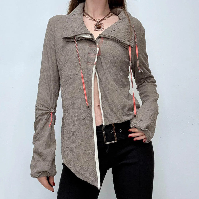 asymmetric cop copine cargo shirt