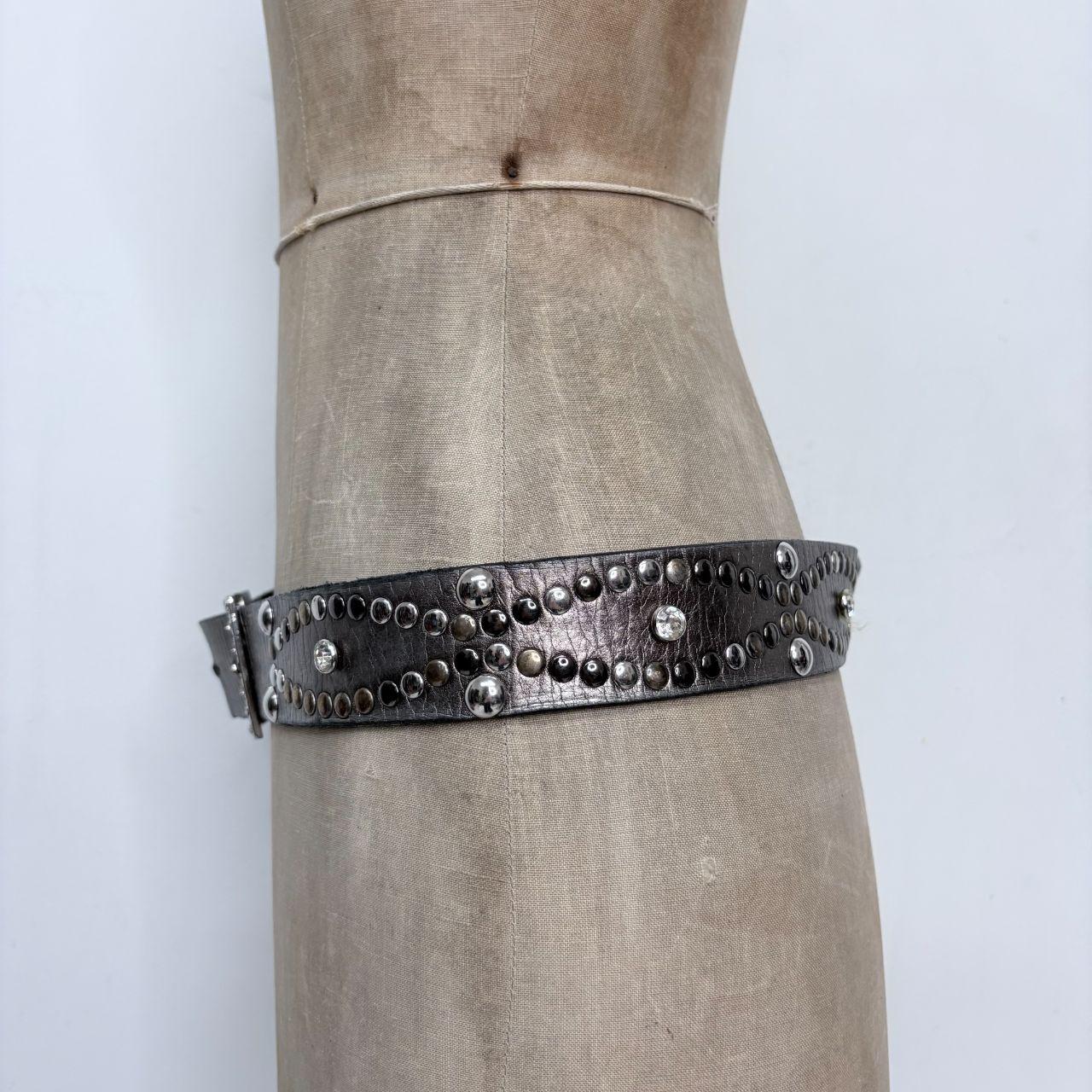 Silver studded belt