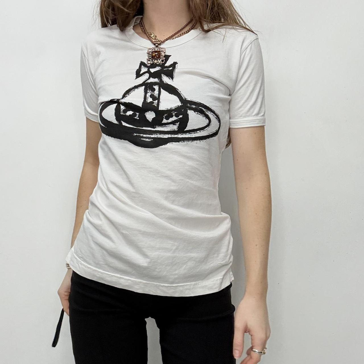 White Vivienne westwood baby tee