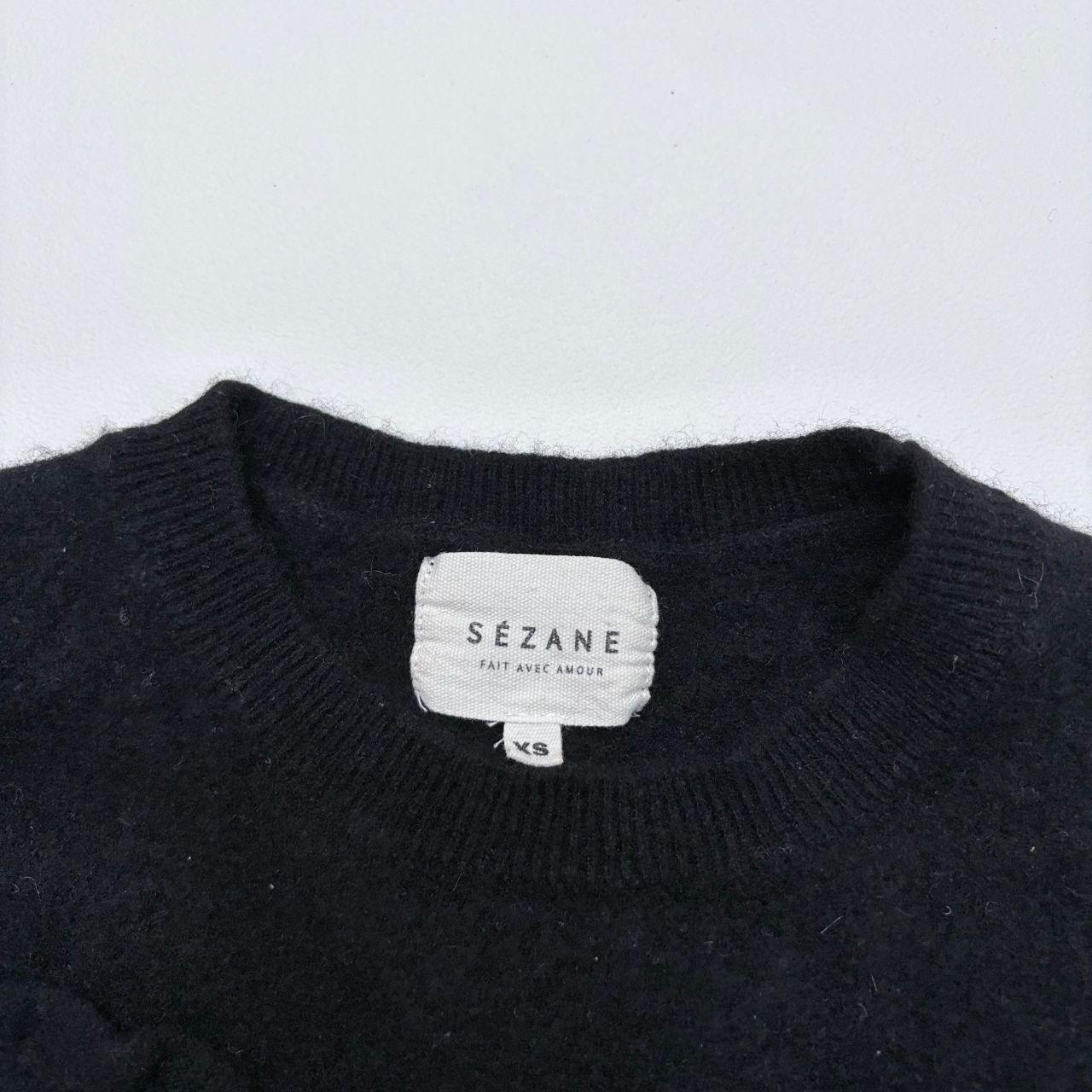 Black cashmere sezane jumper