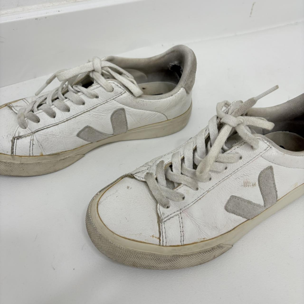 White veja trainers
