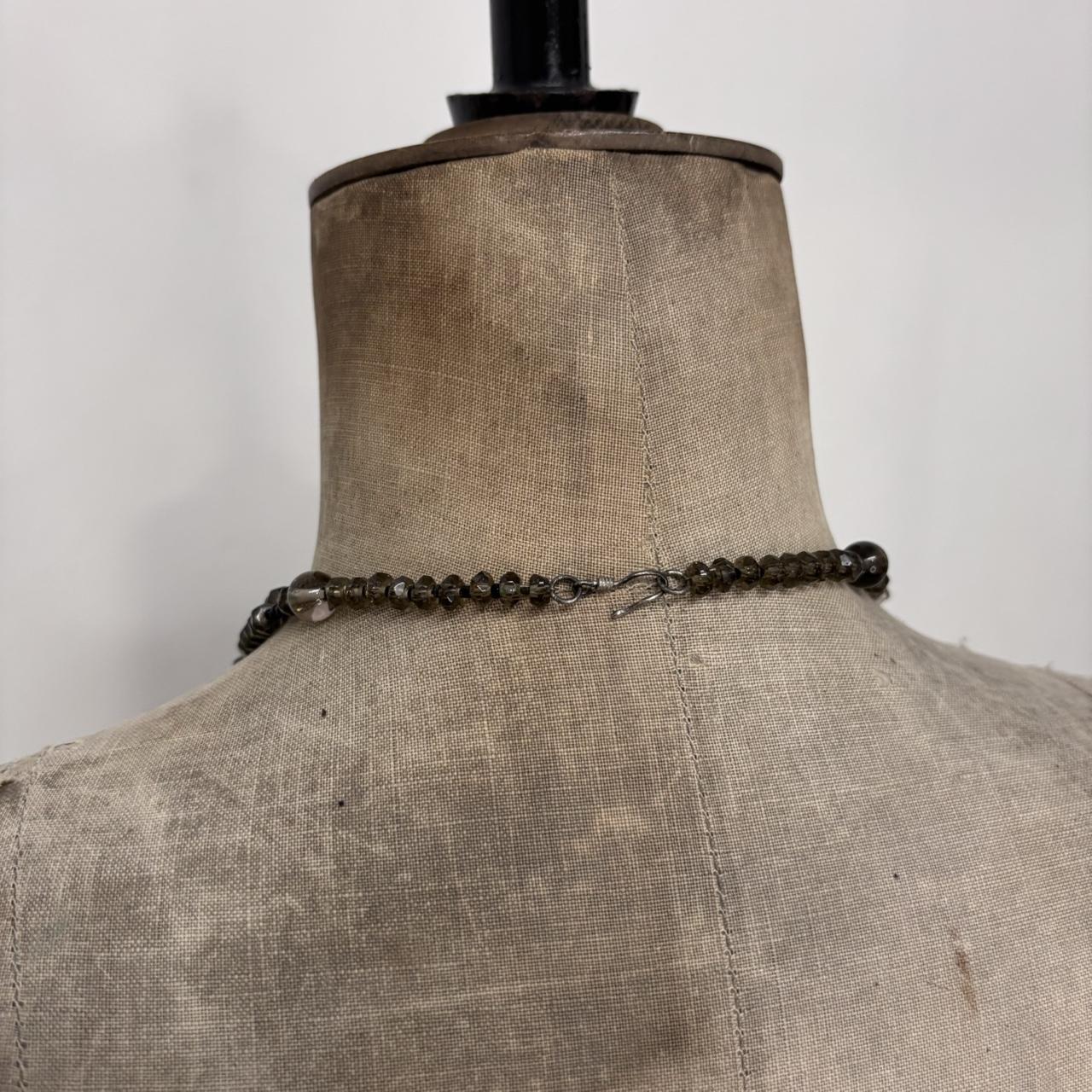 Chunky crystal stone necklace