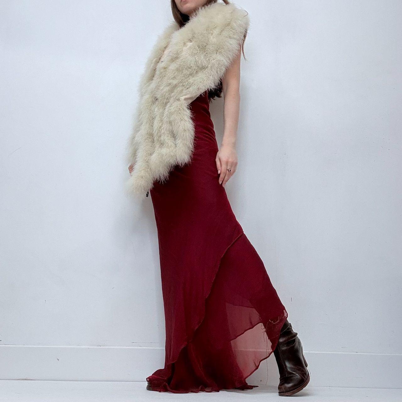 Stole fluffy fur boa