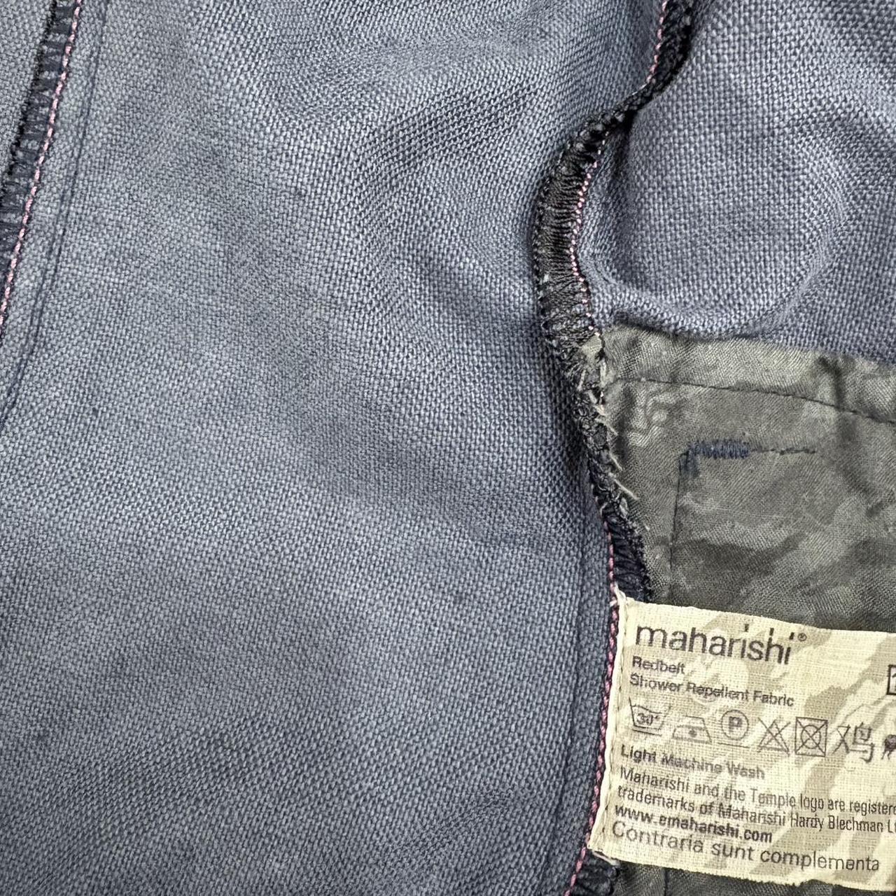 Navy structured Maharishi jacket shirt