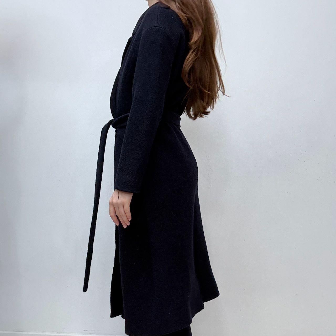 Navy wool COS trench coat