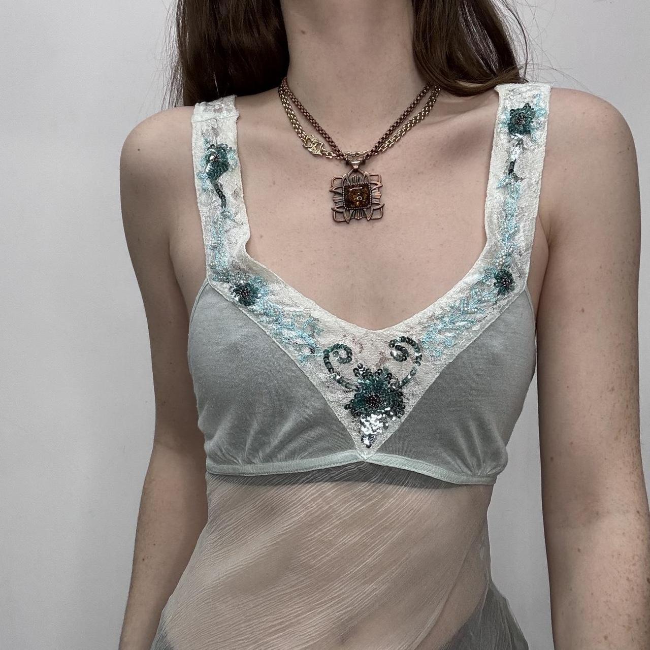 Sheer silk floaty fairy vest
