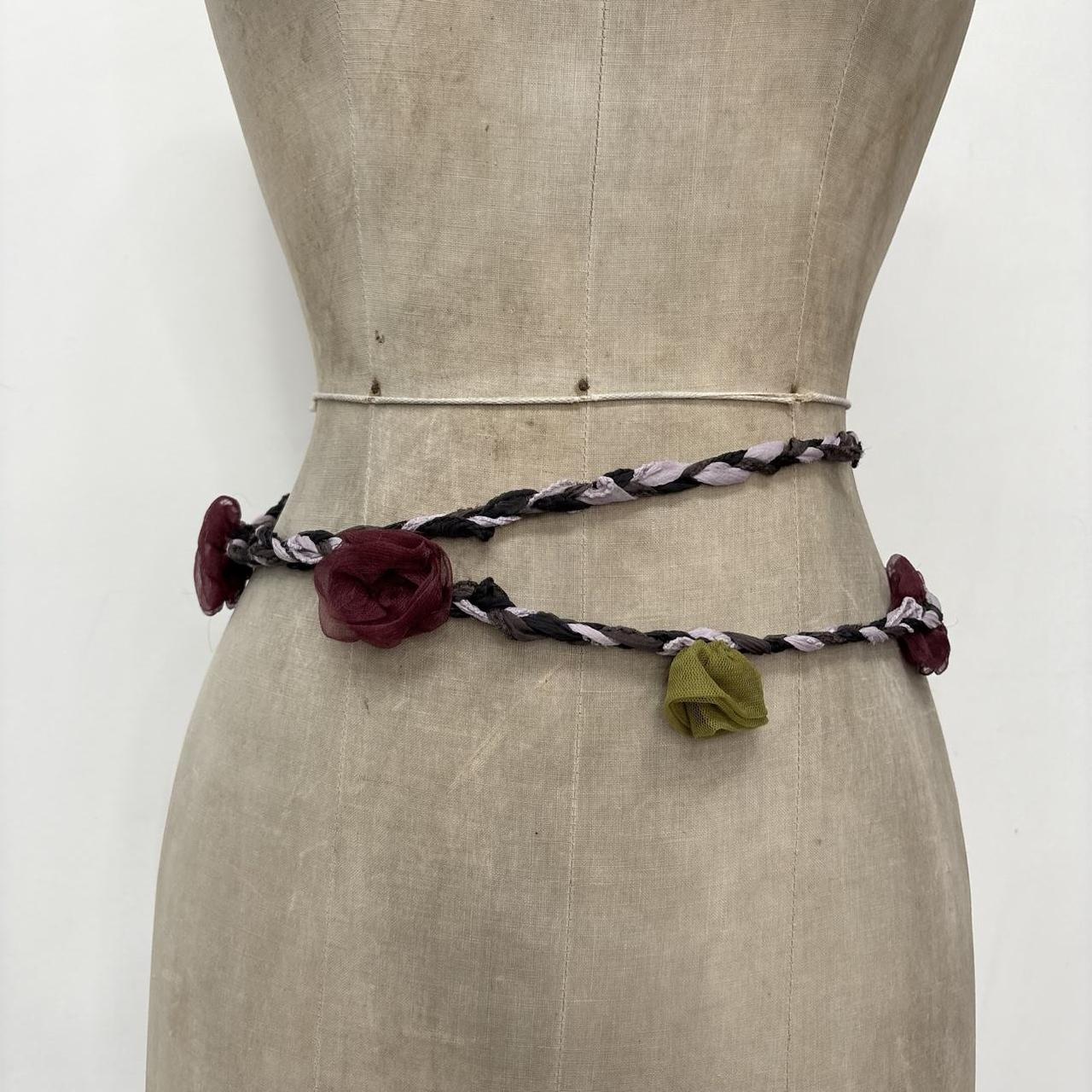 Woven flower fairy boho belt