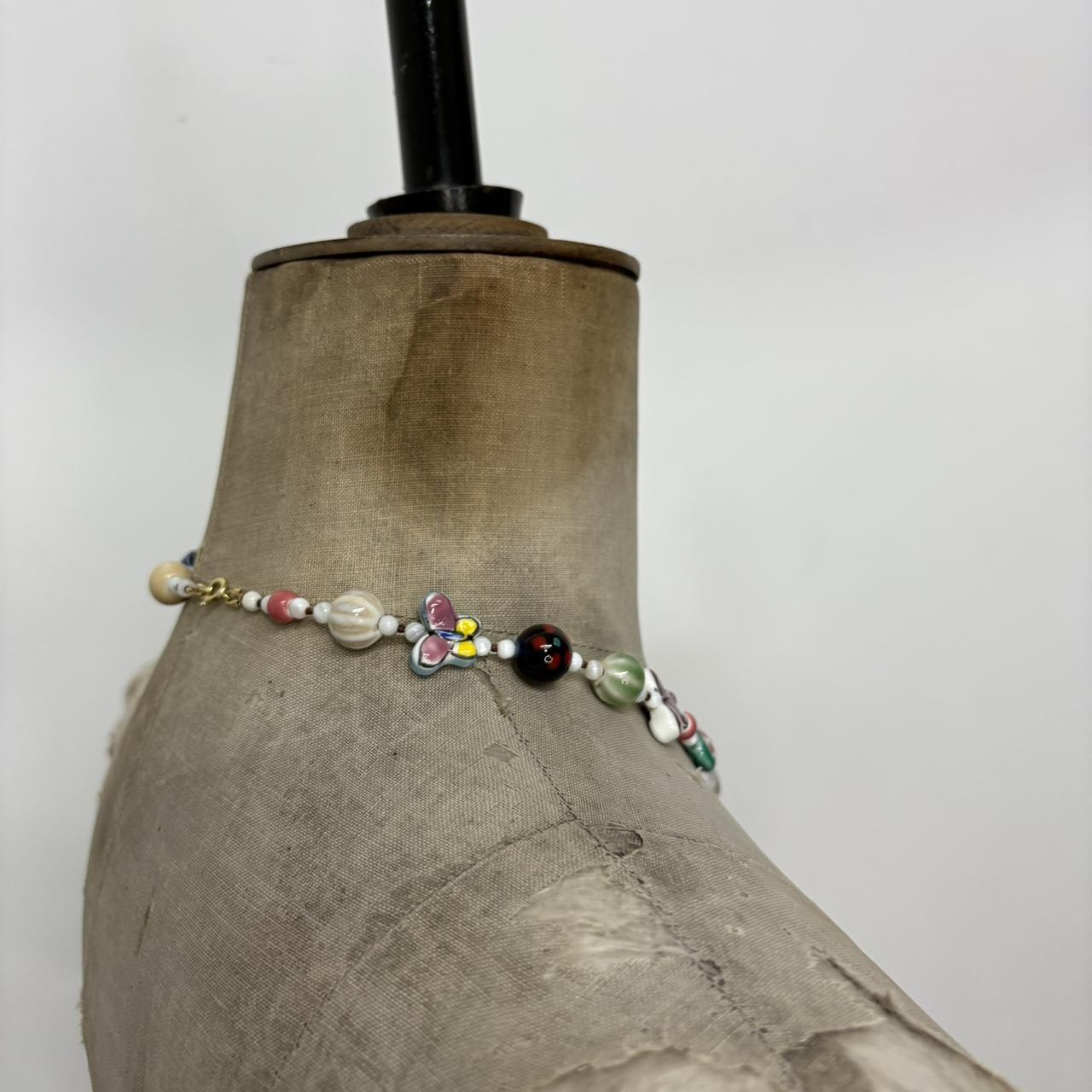 Chunky beaded colourful necklace