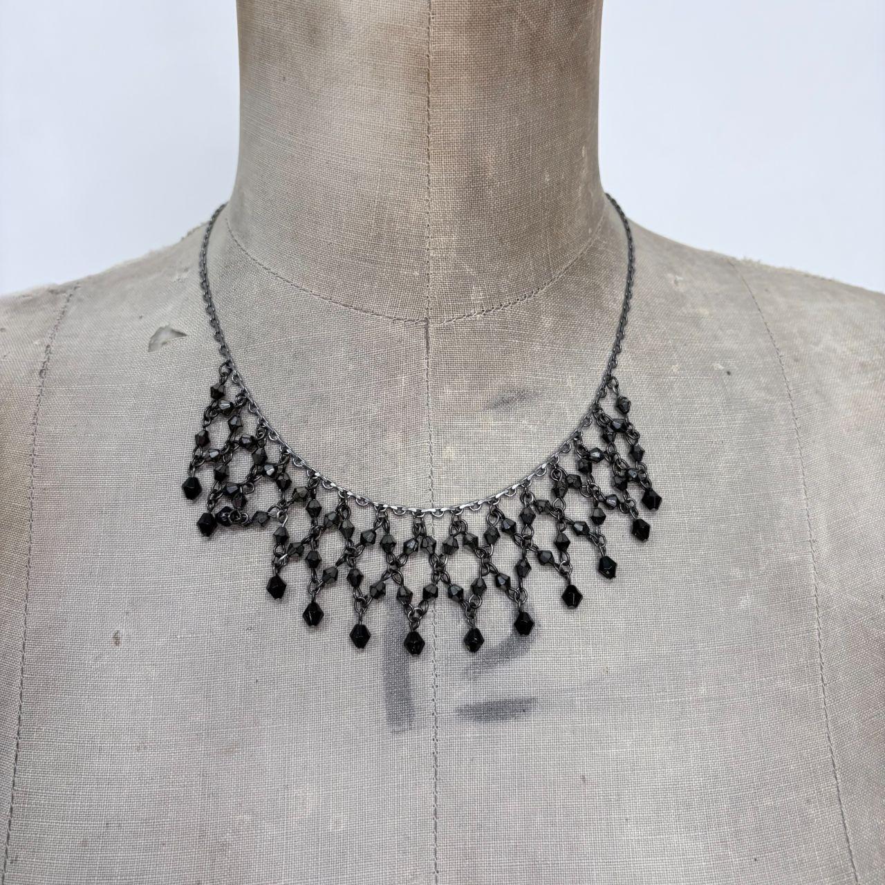 Gothic beaded grunge necklace