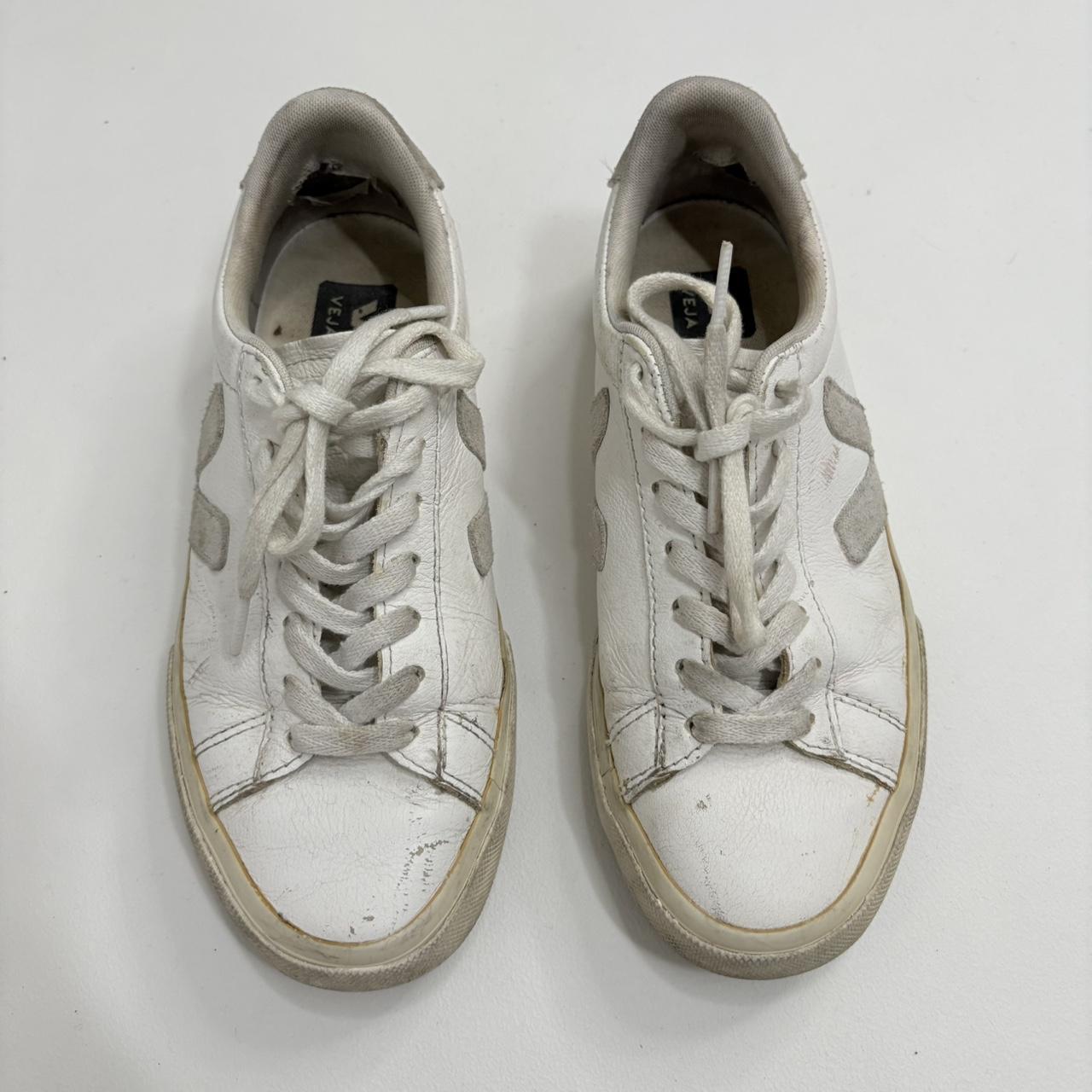 White veja trainers