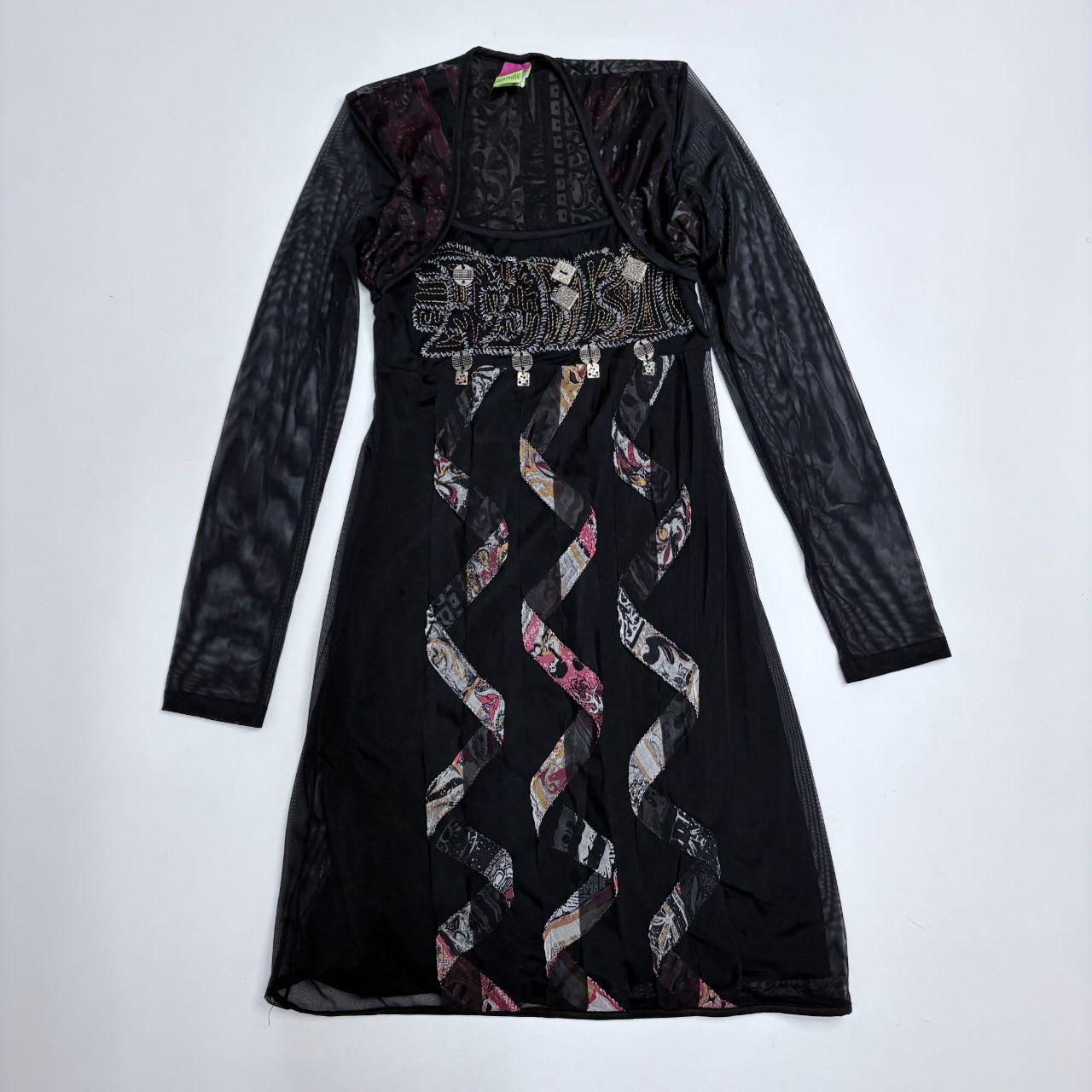 Black Save the Queen boho dress
