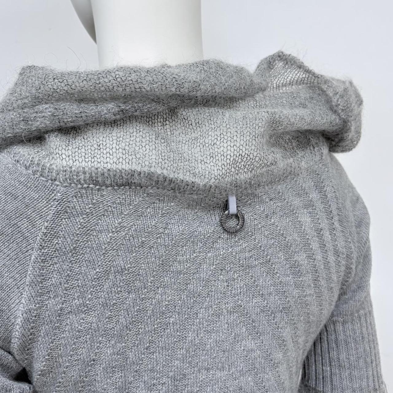 Save the queen graphic slouchy mohair dress