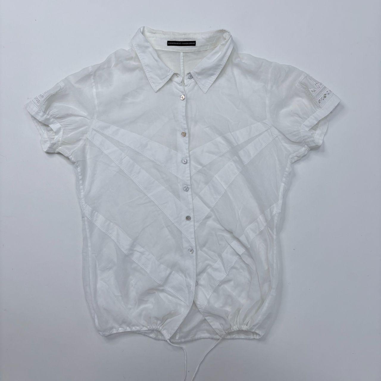 White sheer marthie shirt