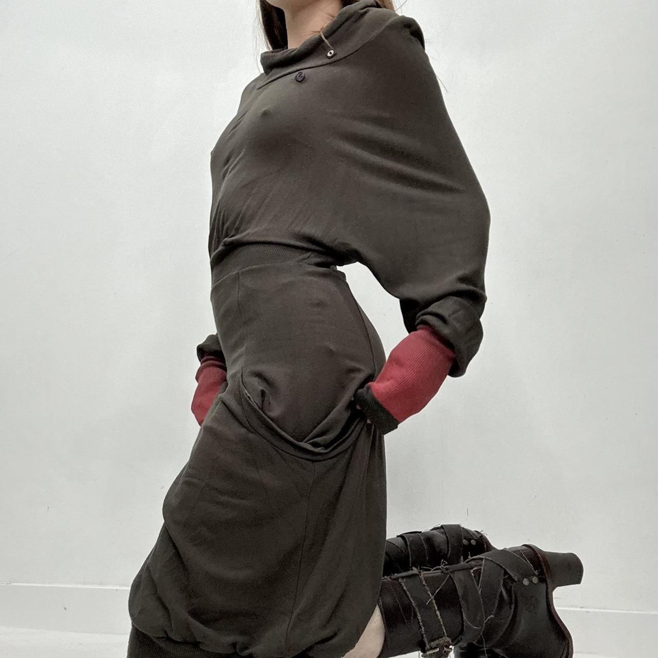 Slouchy drape Cop Copine puff dress