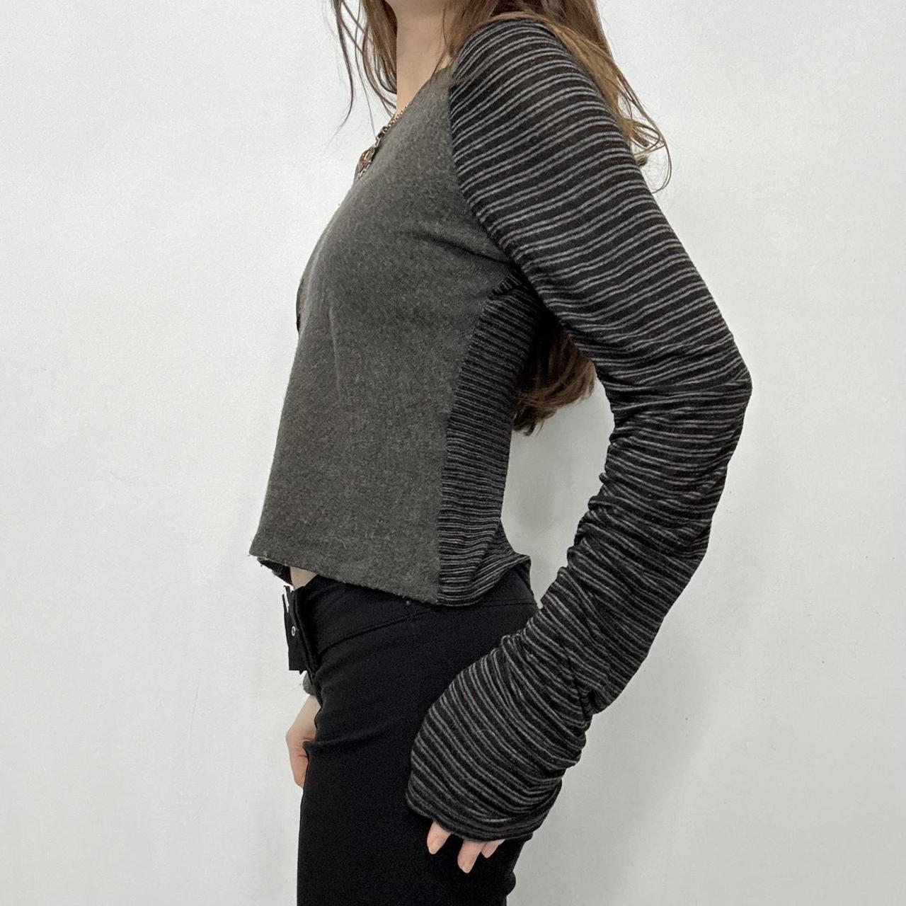 Grey wool asymmetric Custo Barcelona jumper
