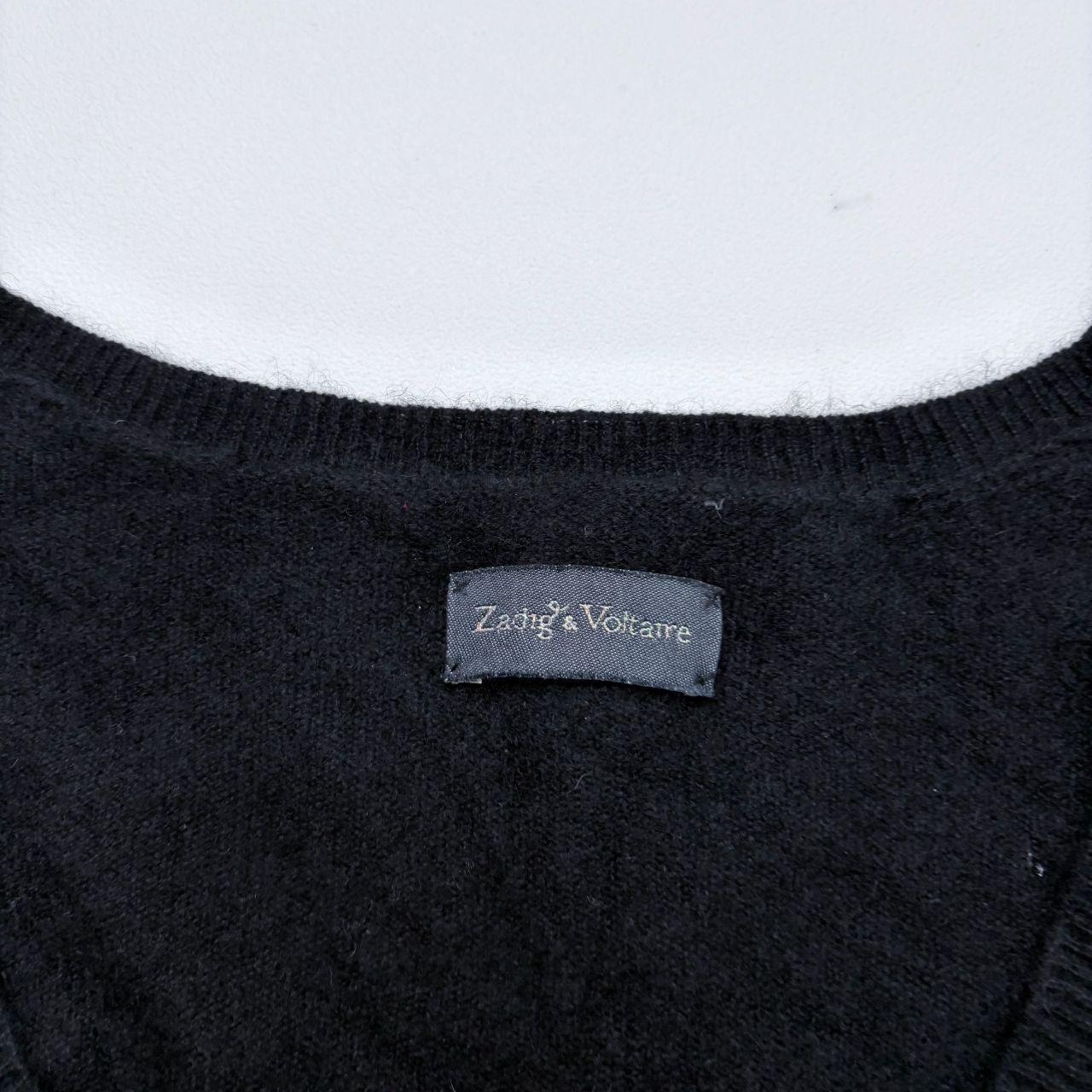 Black cashmere slouchy jumper