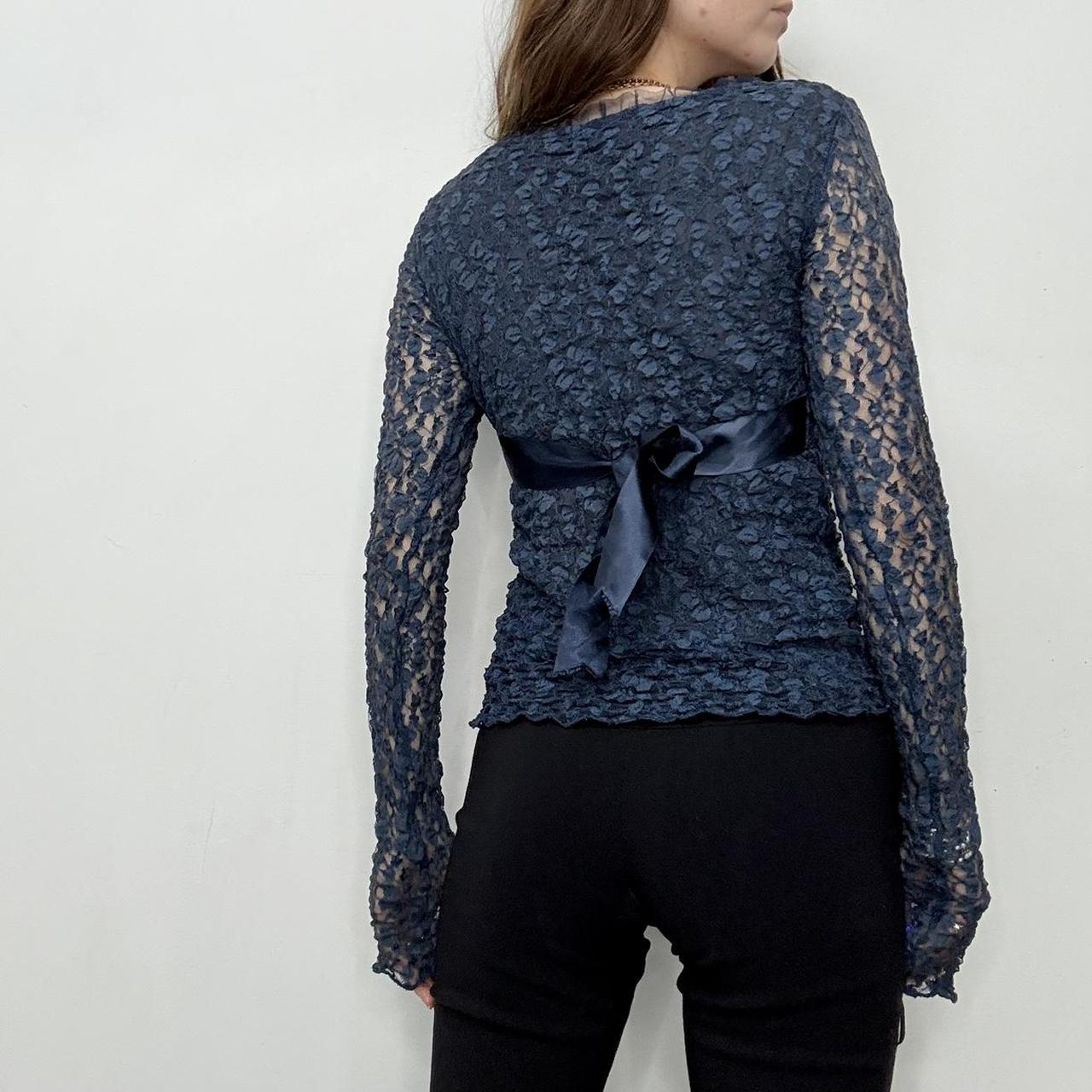 Blue lace fairy top