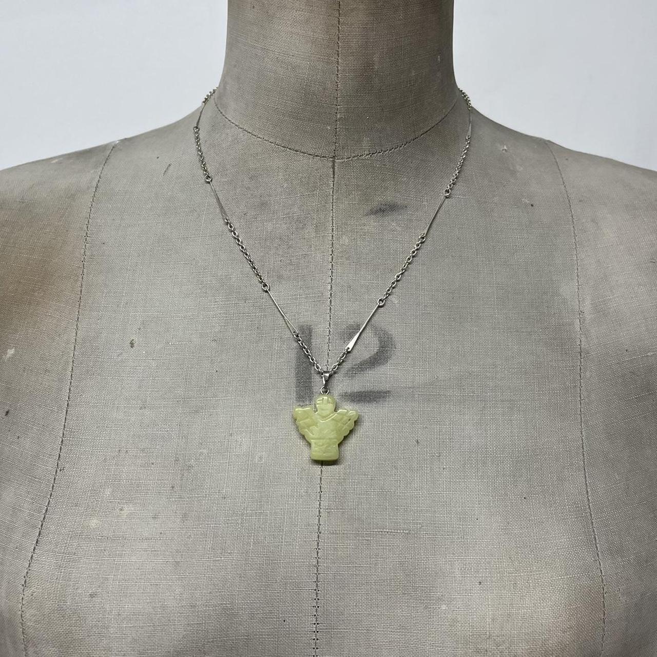 Angel crystal chain necklace