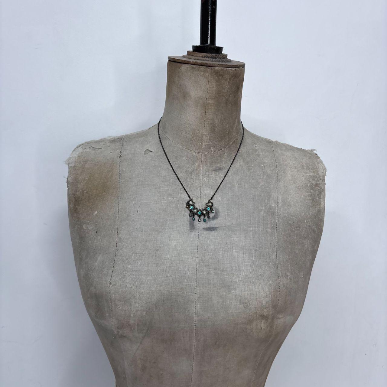 Boho fairy gem necklace