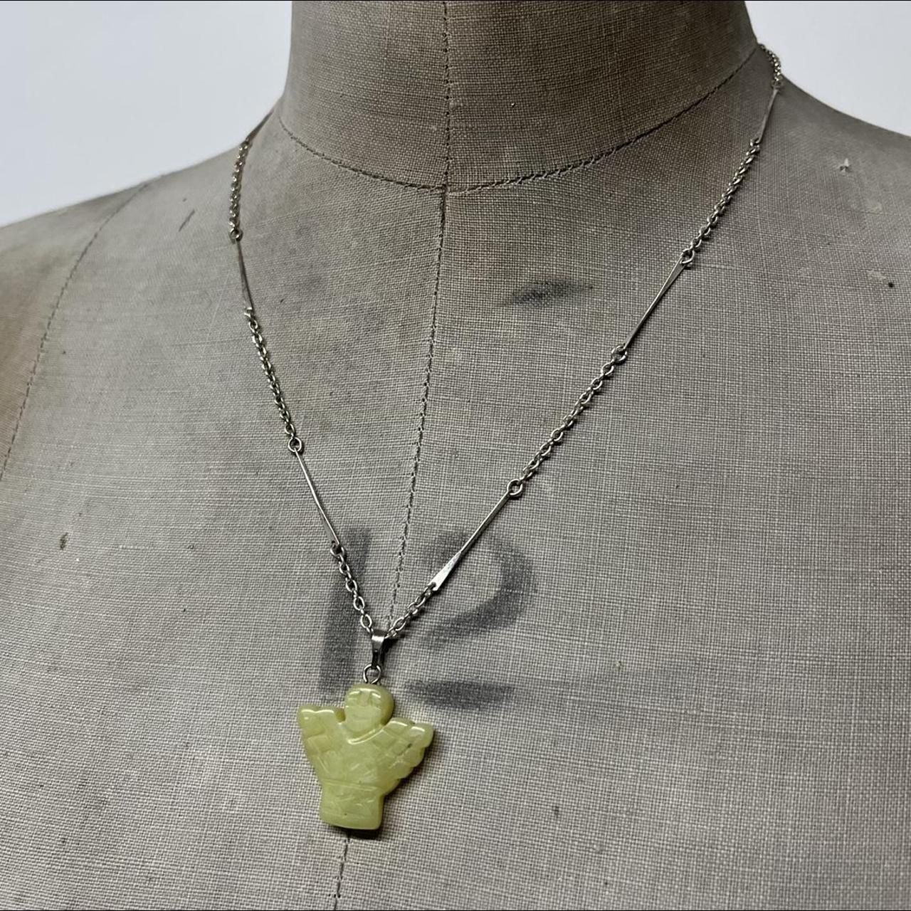 Angel crystal chain necklace