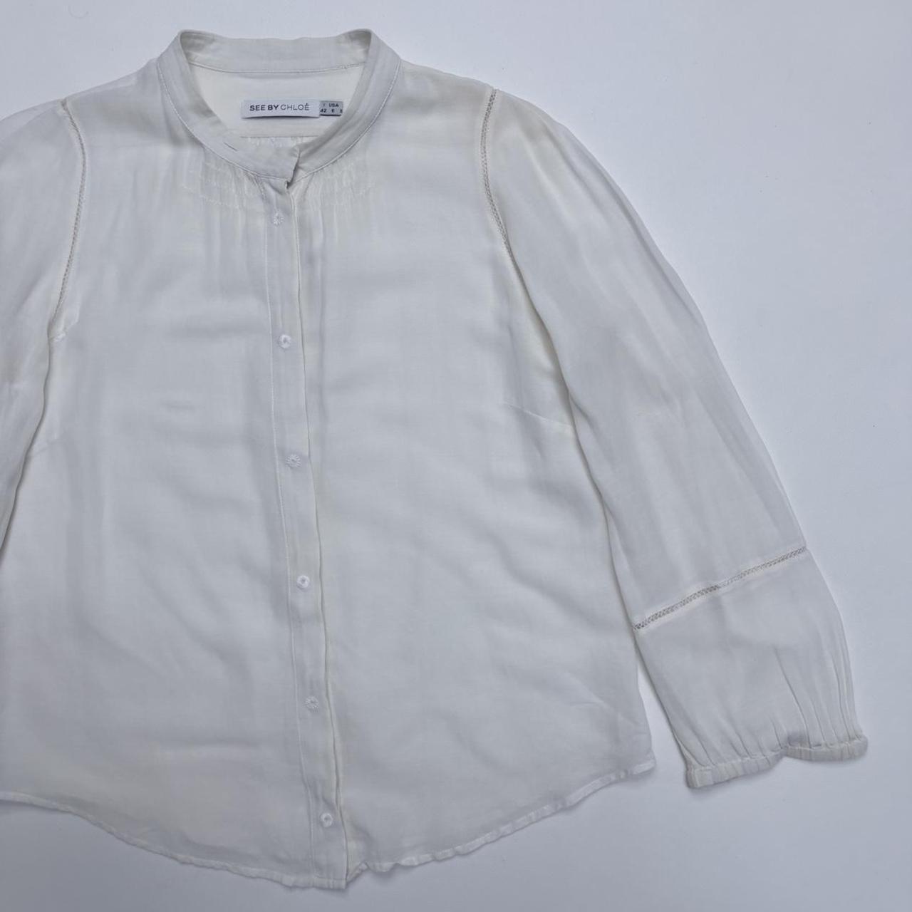 Sheer lace Chloé blouse
