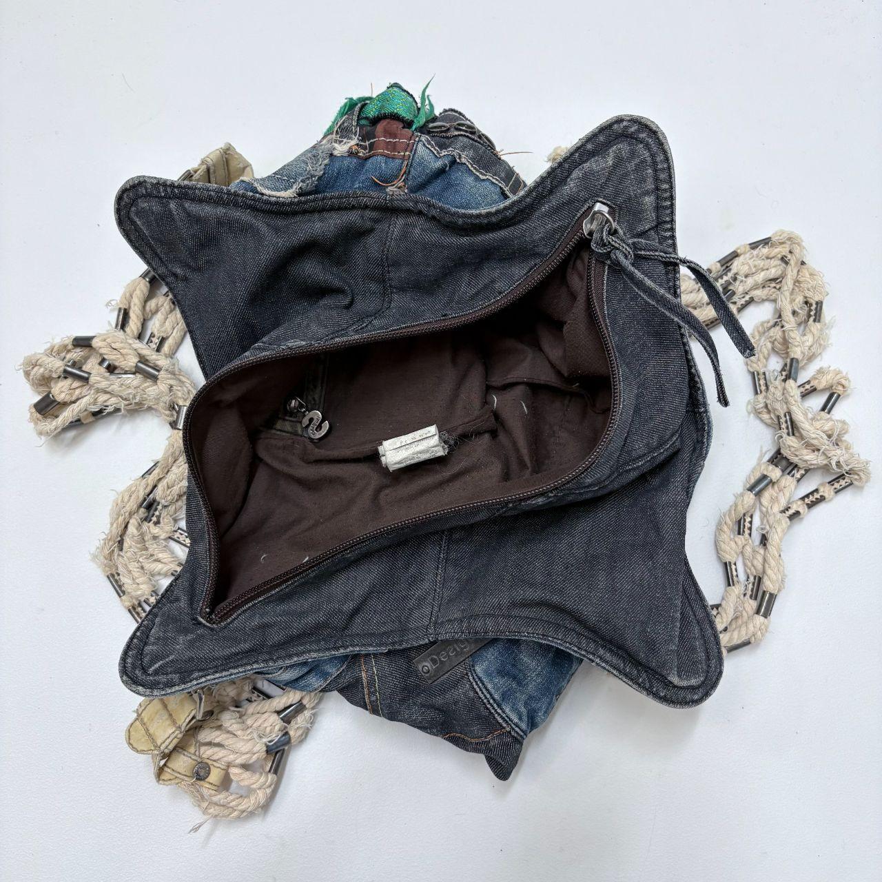 Grunge patchwork bag