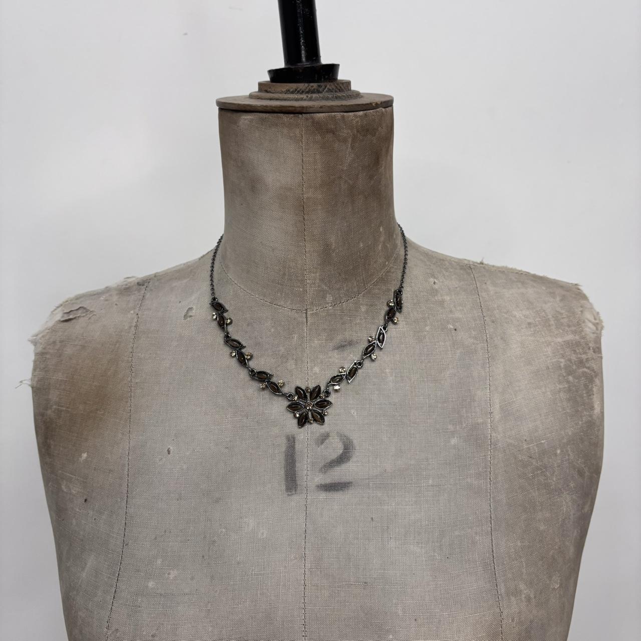 Gothic flower fairy necklace