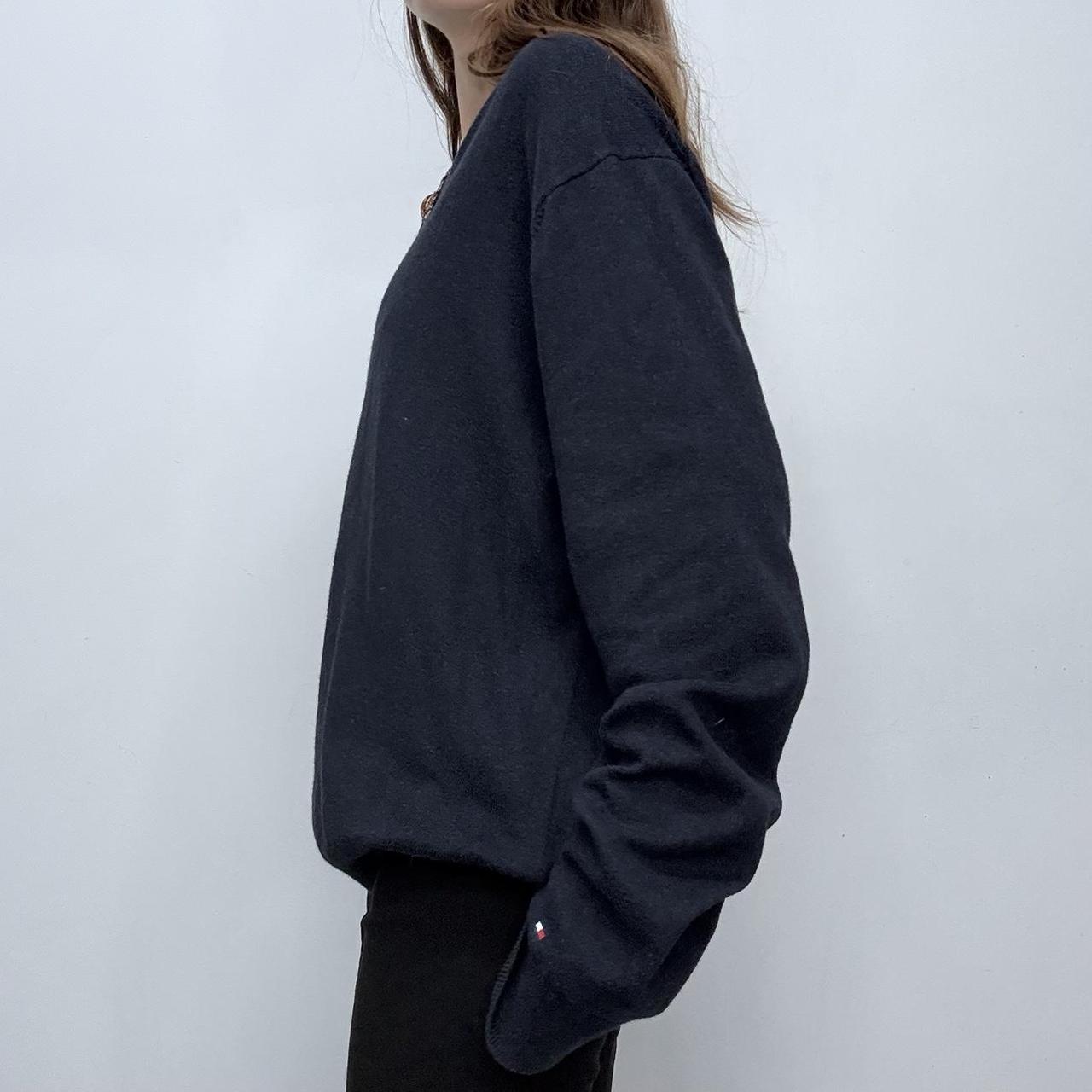 Navy blue slouchy oversized jumper