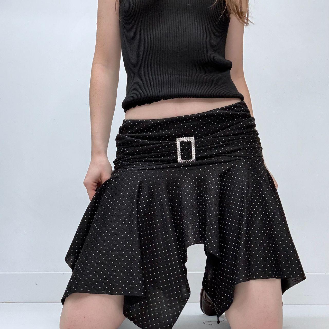 Polka dot flutter mermaid skirt