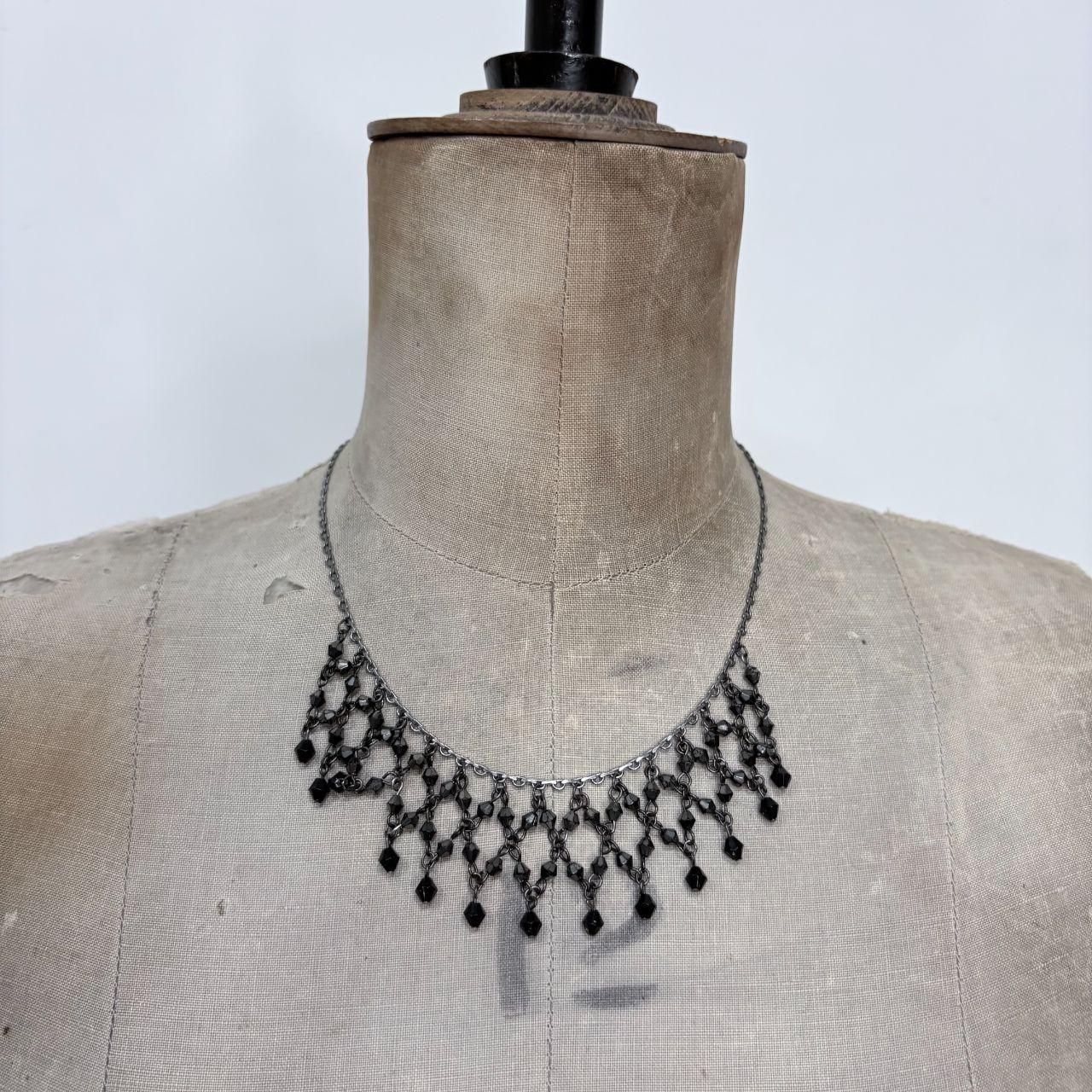 Gothic beaded grunge necklace