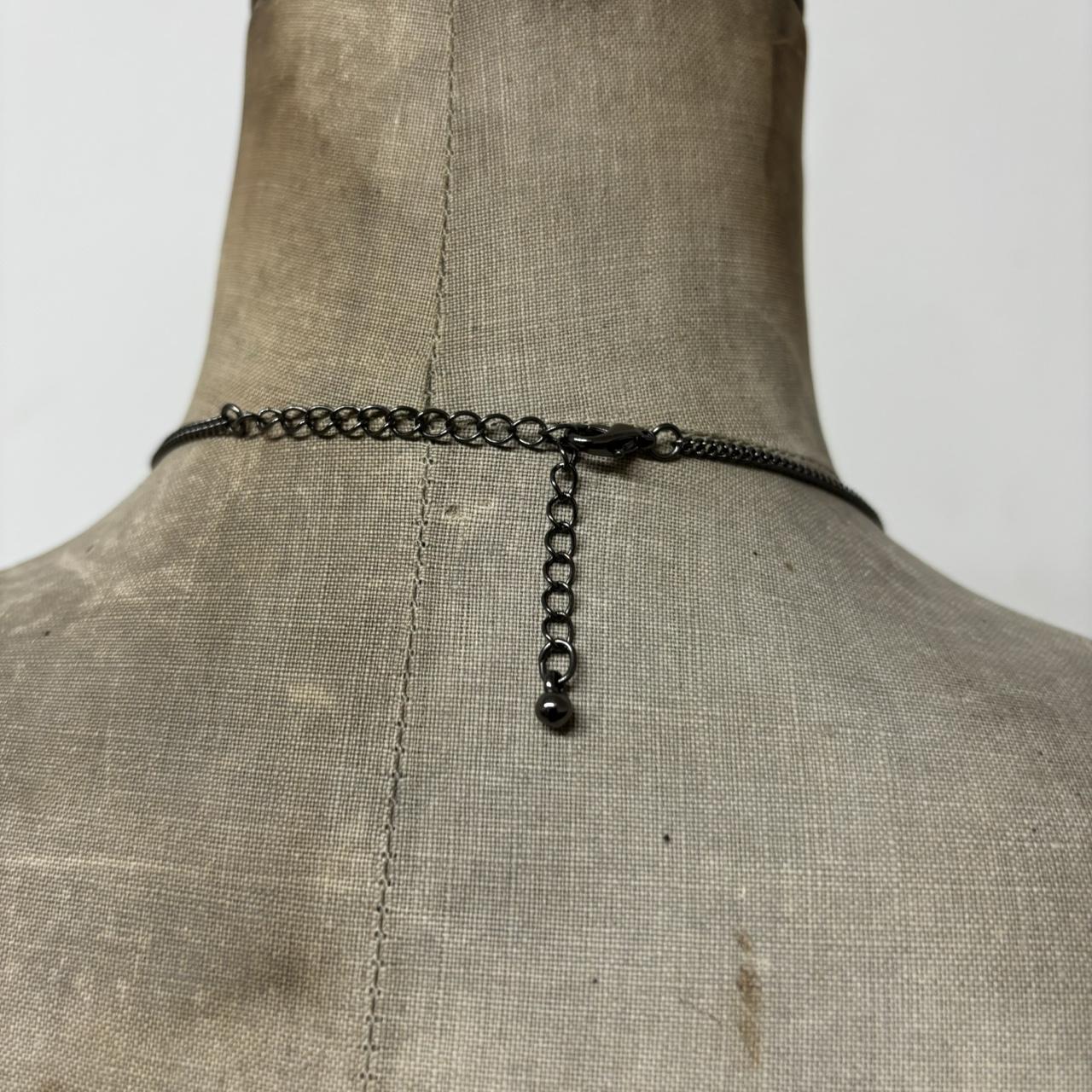 Long metal butterfly necklace