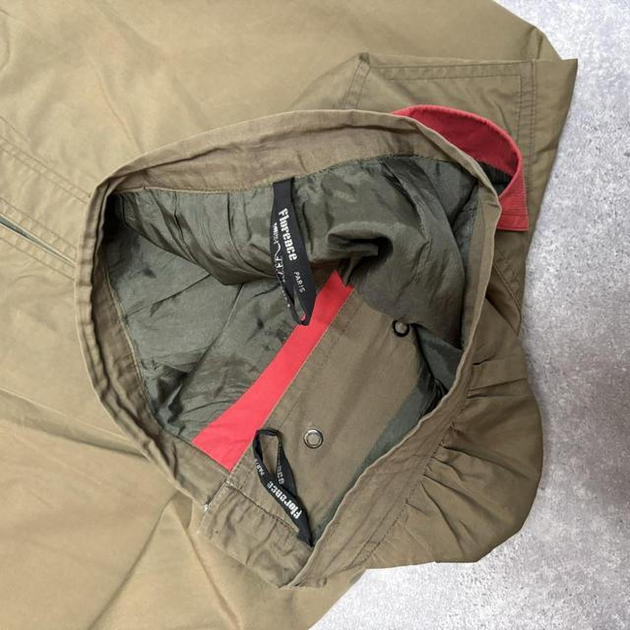 Khaki a-line utility skirt