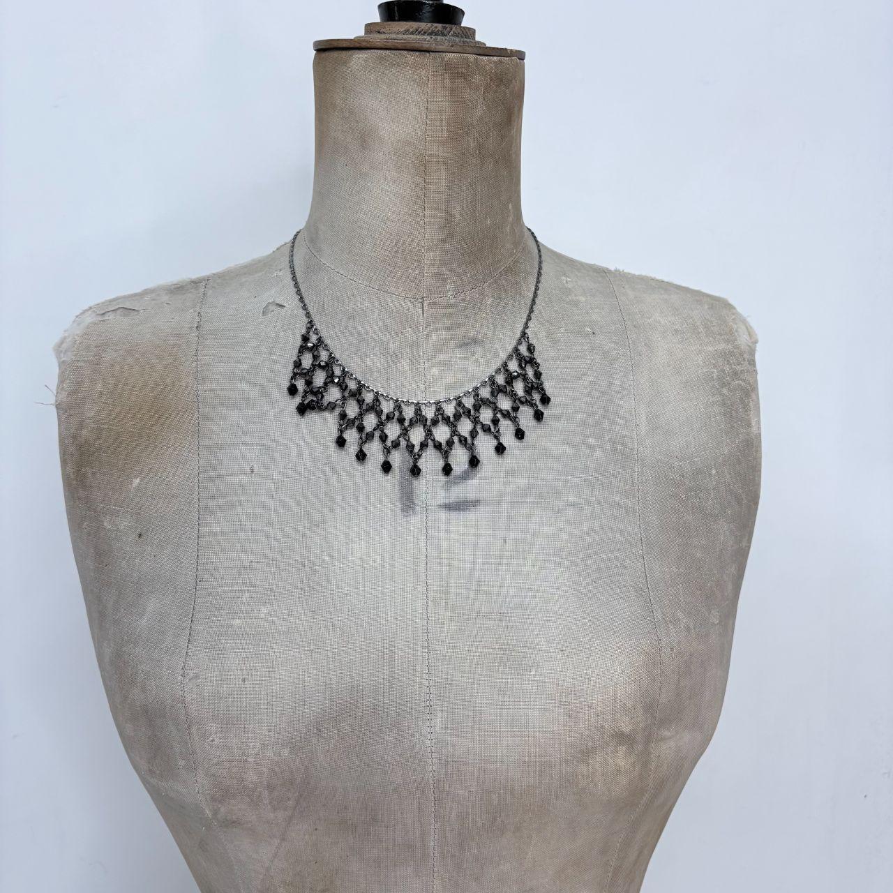 Gothic beaded grunge necklace