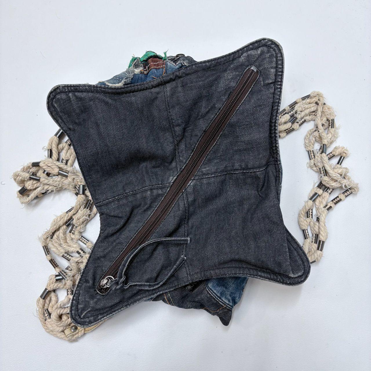 Grunge patchwork bag