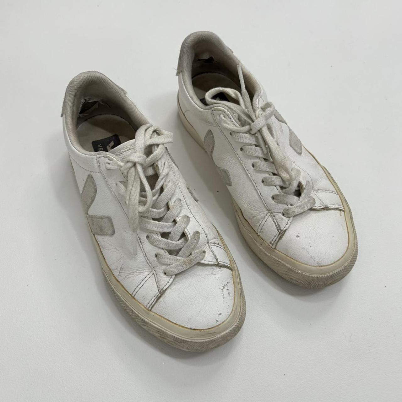 White veja trainers
