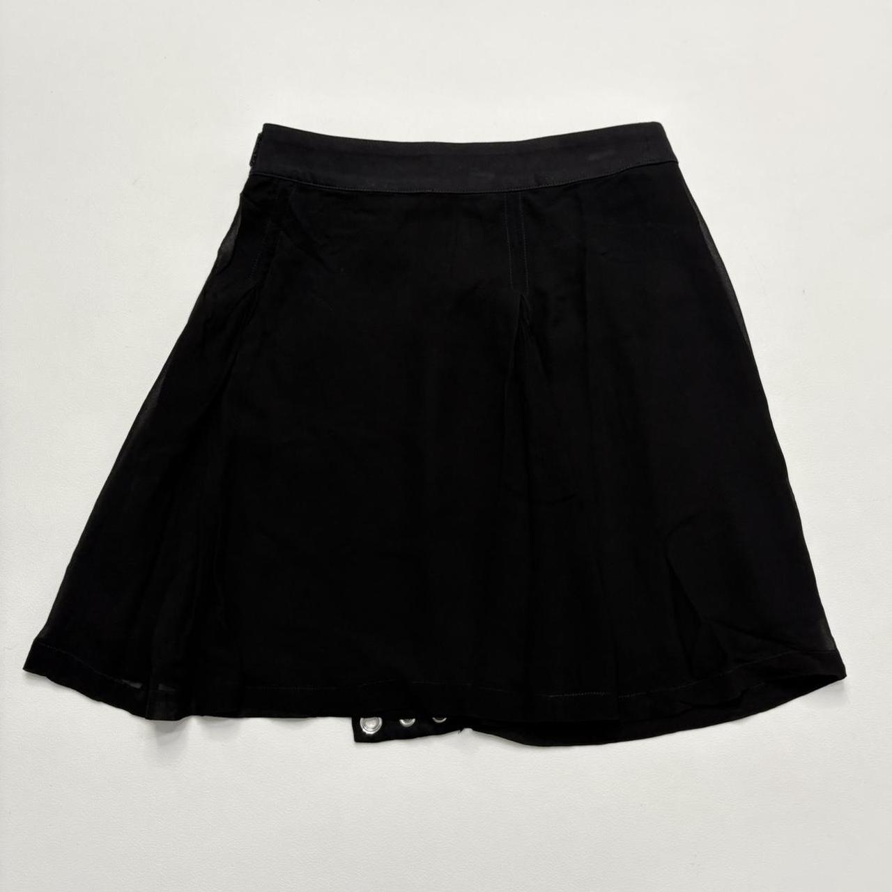Black diesel studded eyelet skirt