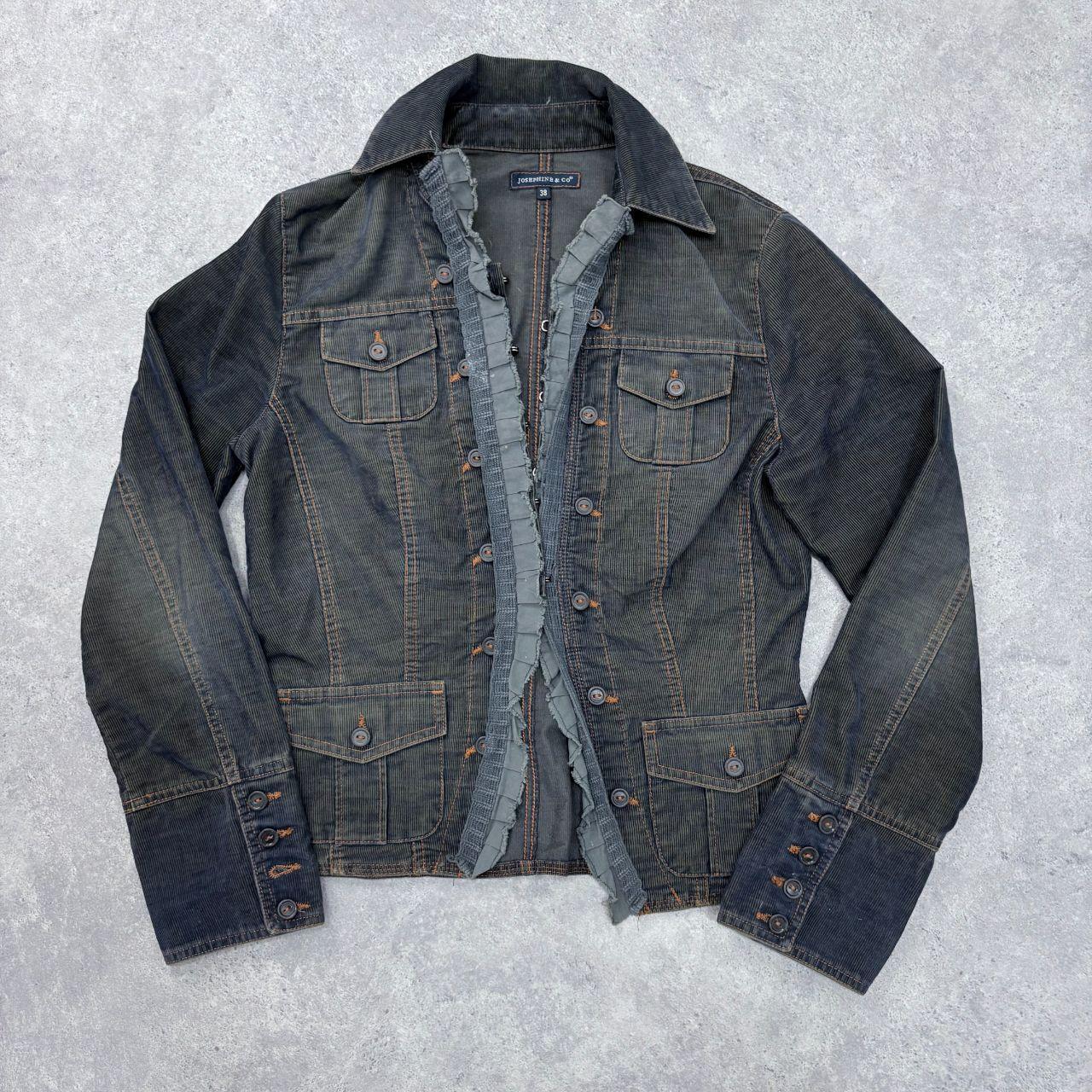 Distressed military jacket