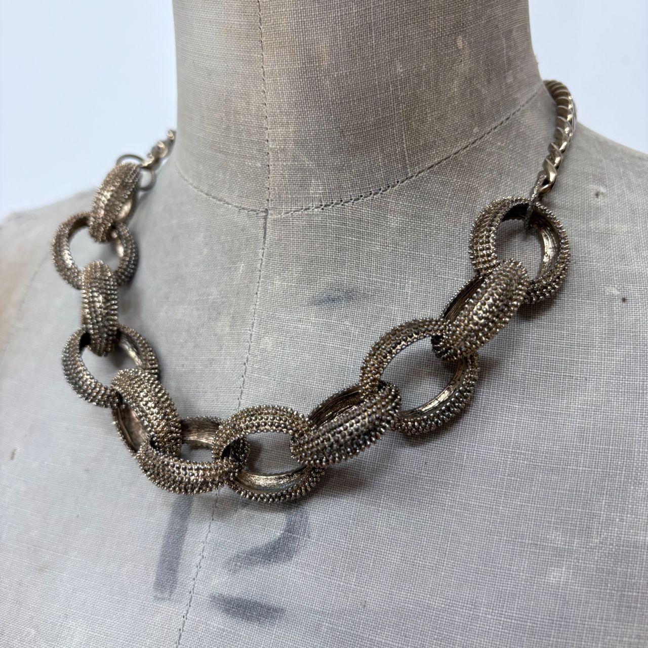 Chunky gold chain necklace