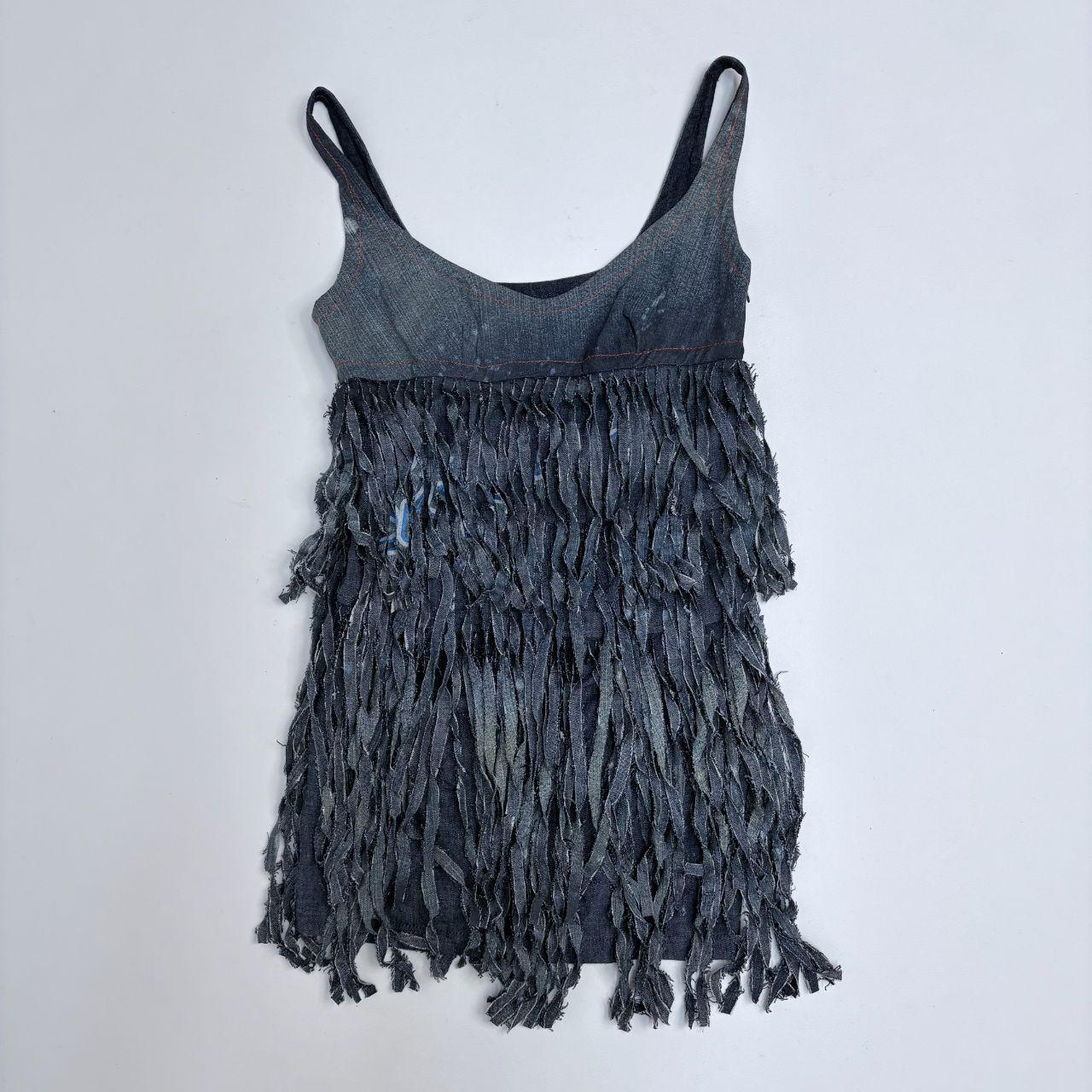 Miss Sixty distressed tassel boho fringe dress