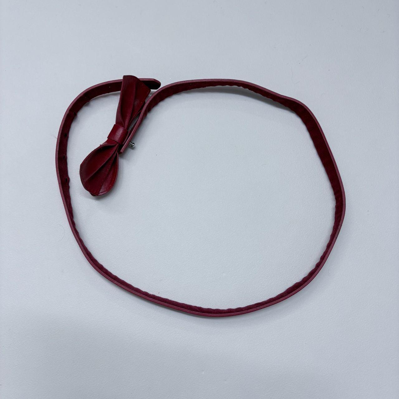 Red bow waist belt