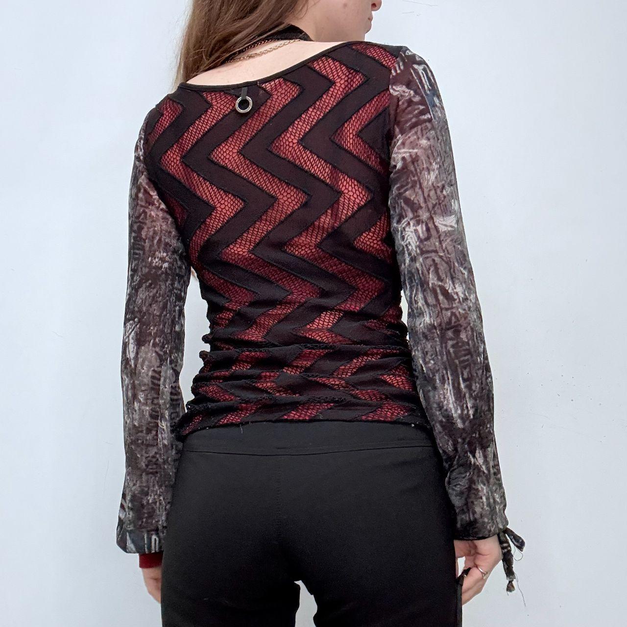 Save the Queen gothic grunge black top