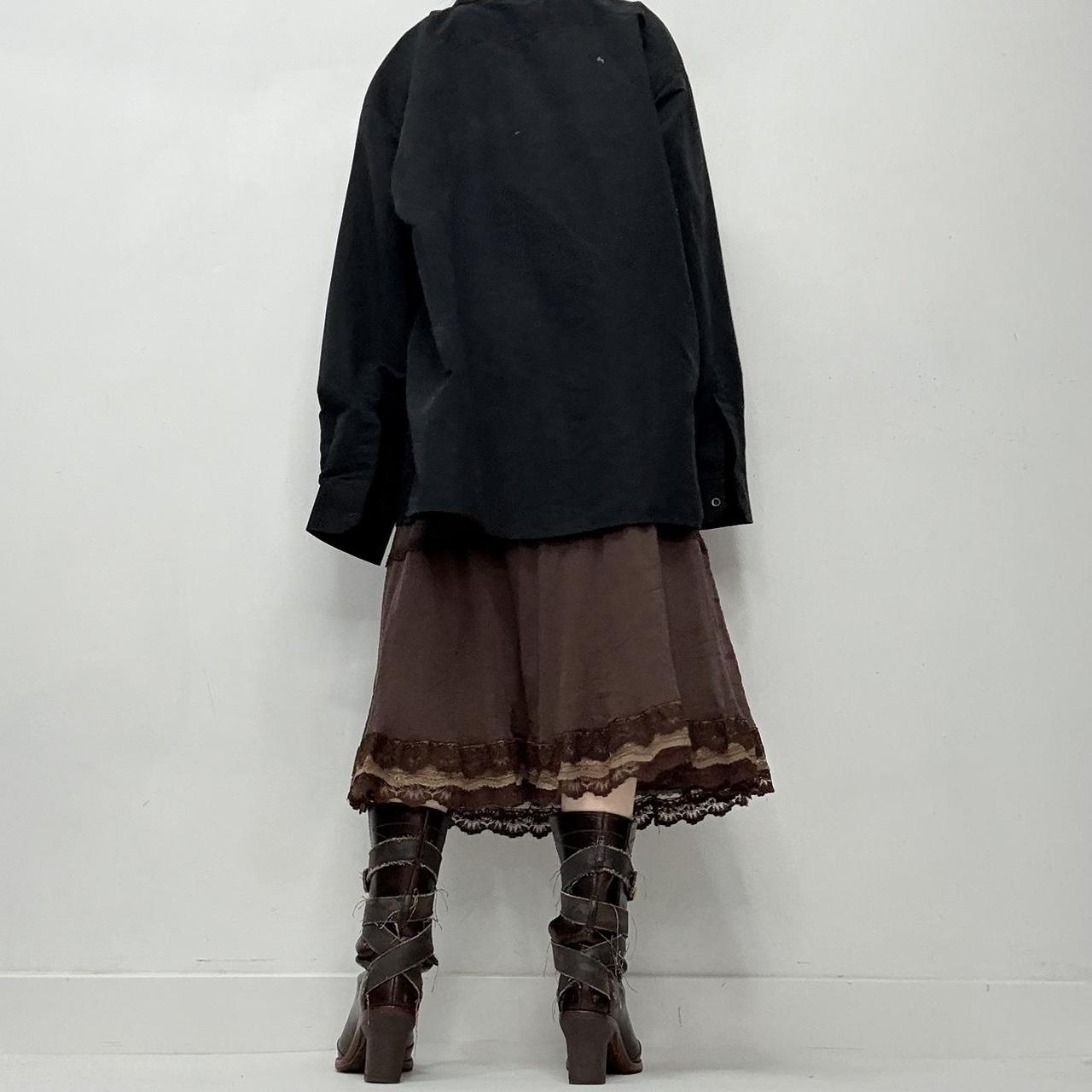 Oversized black graphic dragon shirt