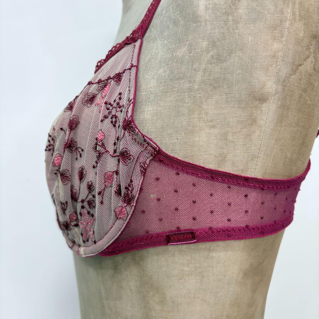 Sheer lace kenzo bra