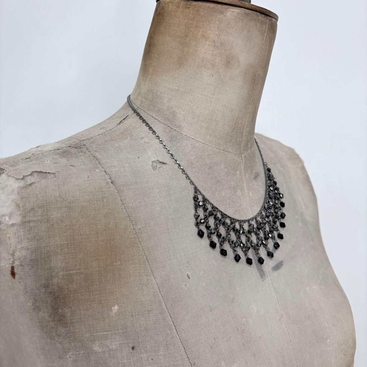 Gothic beaded grunge necklace
