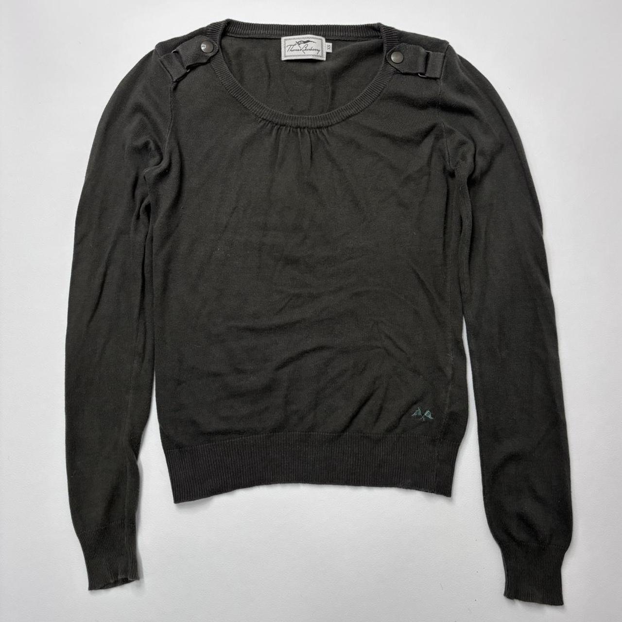 Khaki military Burberry jumper