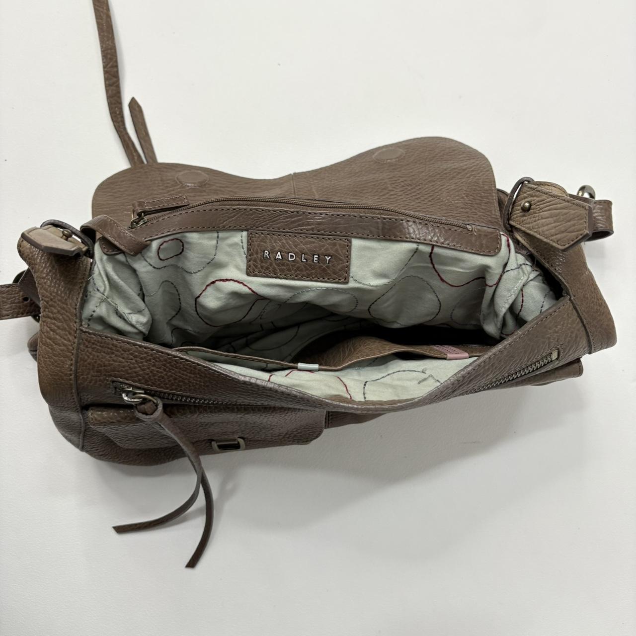 Tan slouchy leather bag