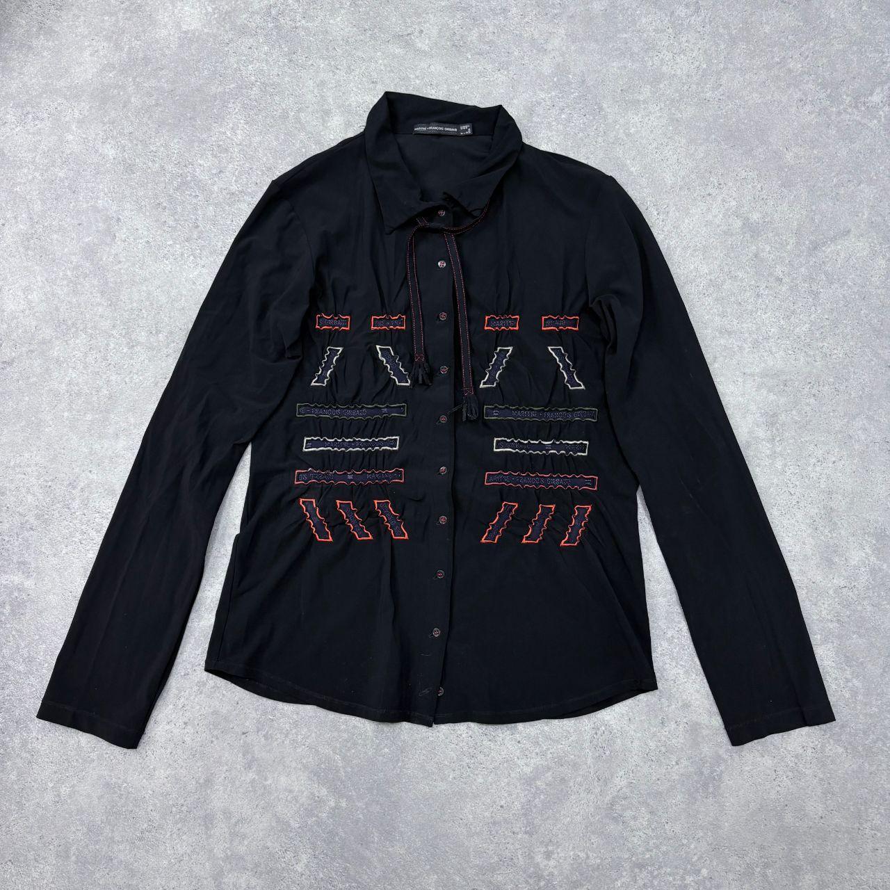 Black boho Marithe + Francois Girbaud shirt