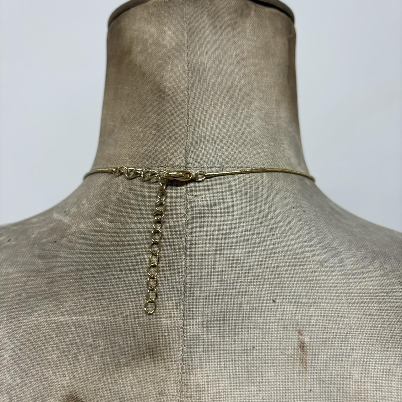 Gold shard layered necklace