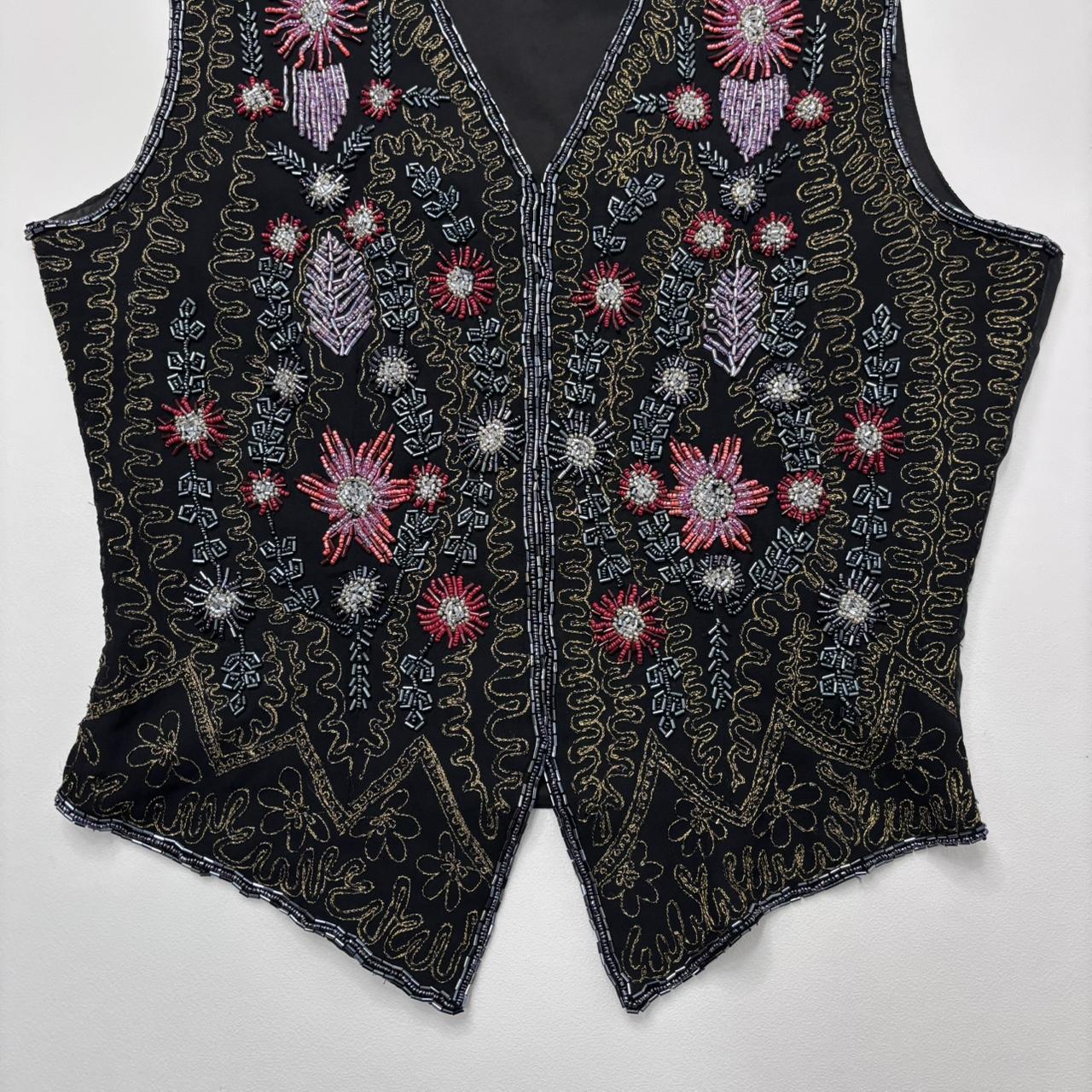 Beaded embelished wasitcoat