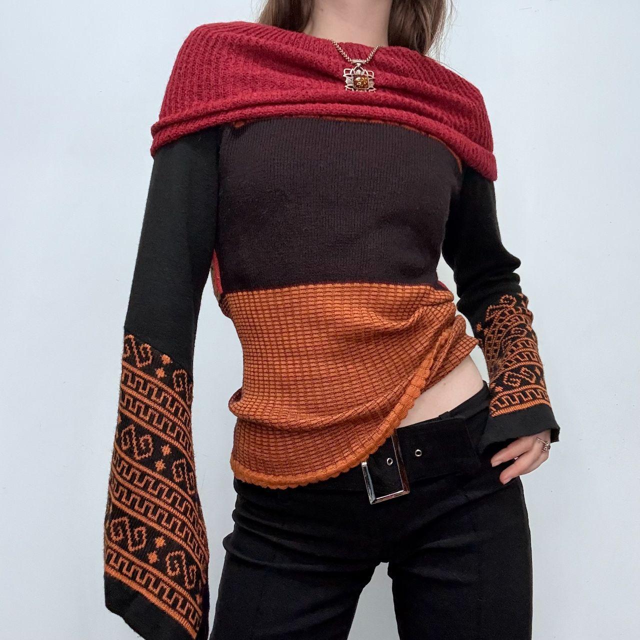 Flared graphic Save The Queen jumper